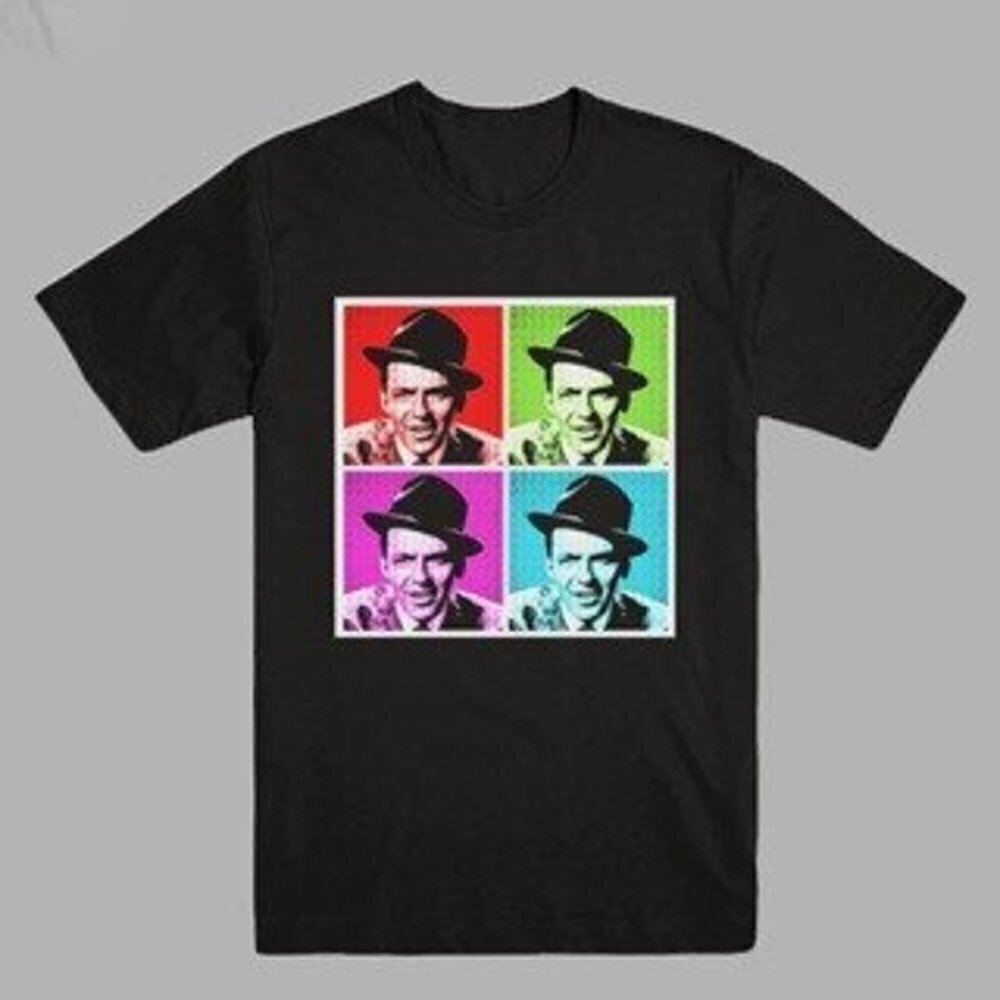 Frank Sinatra Colorful Portrait Jazz Icon T-Shirt